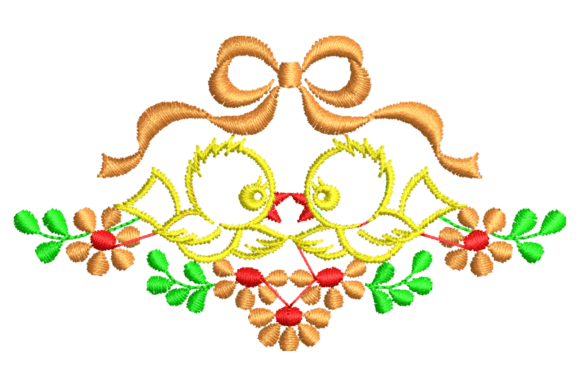 Birds, Flowers Bow Embroidery Design Review for Seasonal Crafting