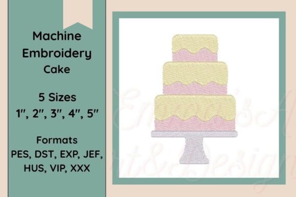 Cake Machine Embroidery Design: A Sweet Touch for Craft Fair Sales