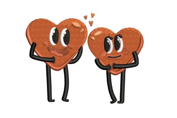 Cute Hearts Couple Embroidery: A Designer’s Review