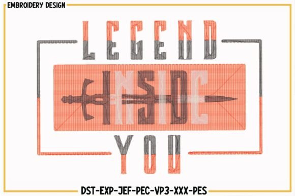 Legend Inside You Embroidery Design Review for Etsy Sellers