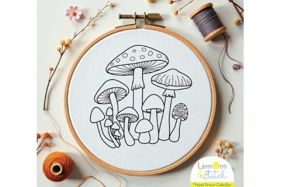 Many Mushrooms Hand Embroidery: A Designer’s Review