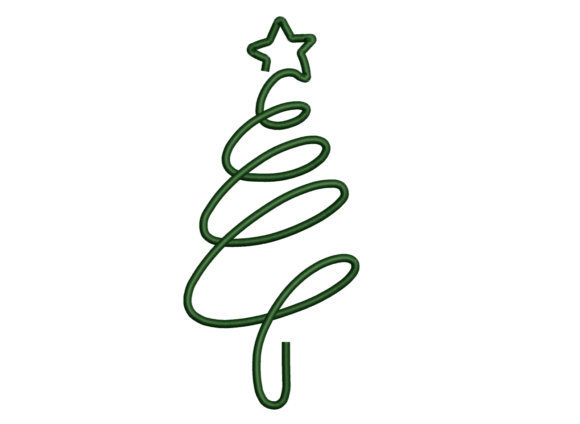 Minimalist Green Embroidery Xmas Tree Review