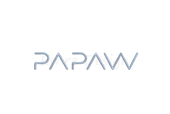 Papaw Embroidery Design: A Versatile Choice for Etsy Sellers