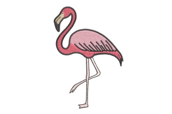 Pink Flamingo Embroidery: A Tropical Touch for Small Business Branding