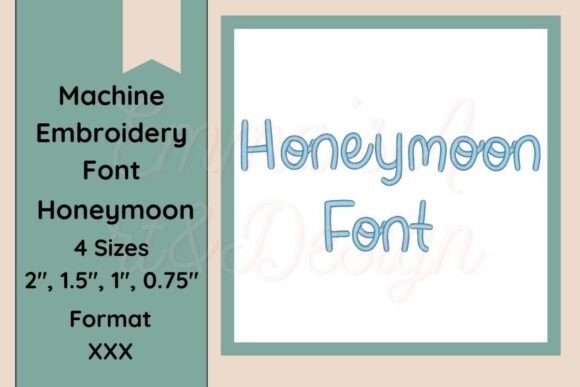 Romantic Charm for Seasonal Embroidery: A Designer’s Review of Honeymoon Font
